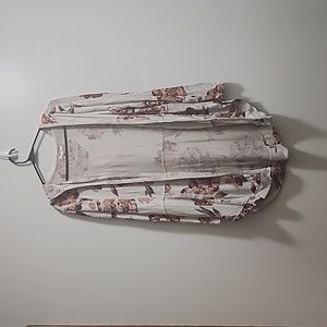 Maurices size medium hooded floral cardigan